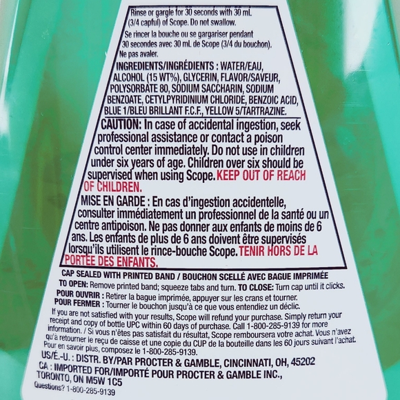 ⭐4/$15 Crest Scope Classic Mouthwash Original Formula - Picture 3 of 7